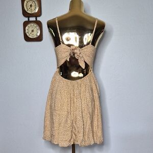 Floral Bow Tie Dress